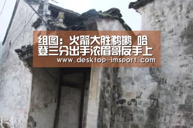 组图:火箭大胜鹈鹕 哈登三分出手浓眉哥反手上篮‘im足球’(图1) im足球
